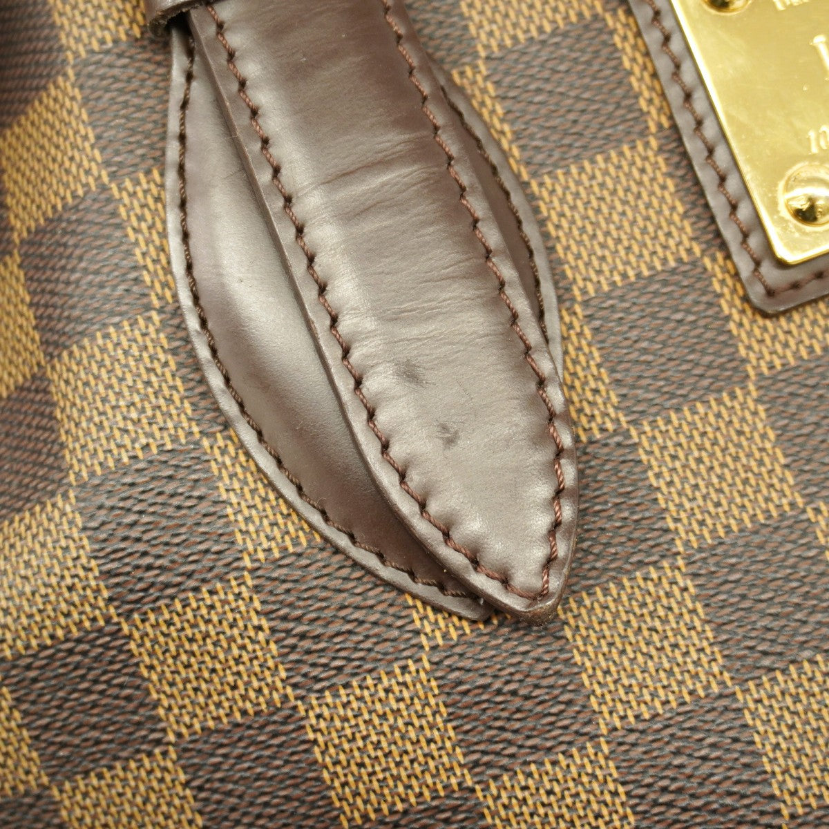 【6gd5267】ルイヴィトン トートバッグ ダミエ ハムステッドMM N51204 エベヌ【中古】レディース
