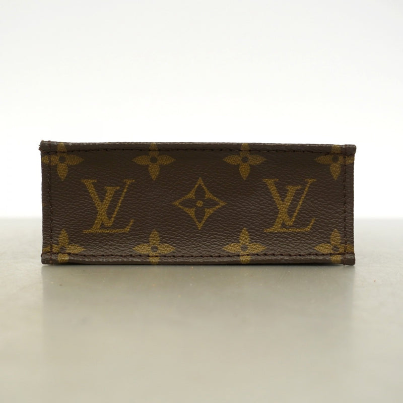 【6gd5269】ルイヴィトン ハンドバッグ モノグラム プティットサックプラ M69442 ブラウン 2wayバッグ【中古】レディース