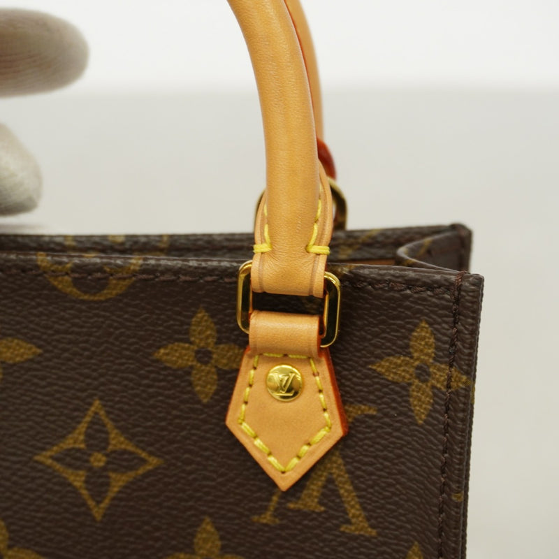 【6gd5269】ルイヴィトン ハンドバッグ モノグラム プティットサックプラ M69442 ブラウン 2wayバッグ【中古】レディース