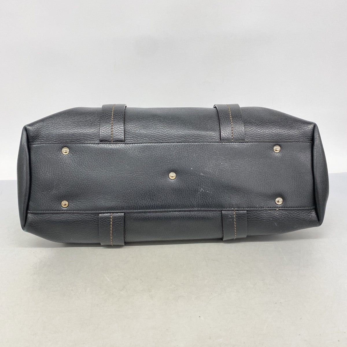 【6gd5270】サルヴァトーレフェラガモ トートバッグ レザー ブラック ゴールド/シルバー金具【中古】レディース