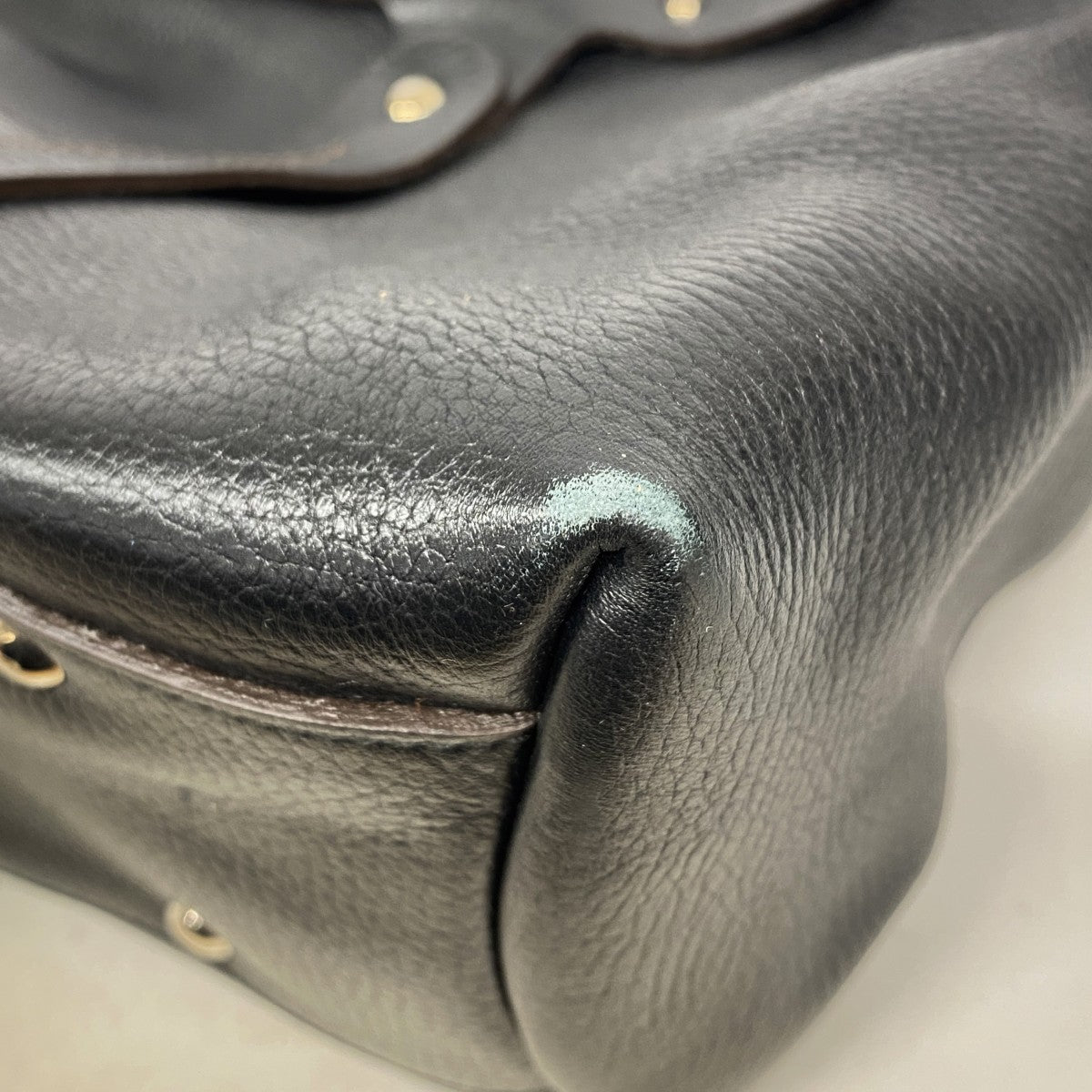 【6gd5270】サルヴァトーレフェラガモ トートバッグ レザー ブラック ゴールド/シルバー金具【中古】レディース