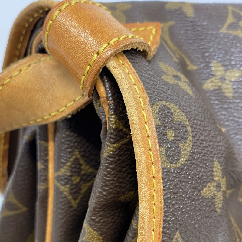 【6gd5273】ルイヴィトン ショルダーバッグ モノグラム ソミュール35 M42254 ブラウン【中古】レディース