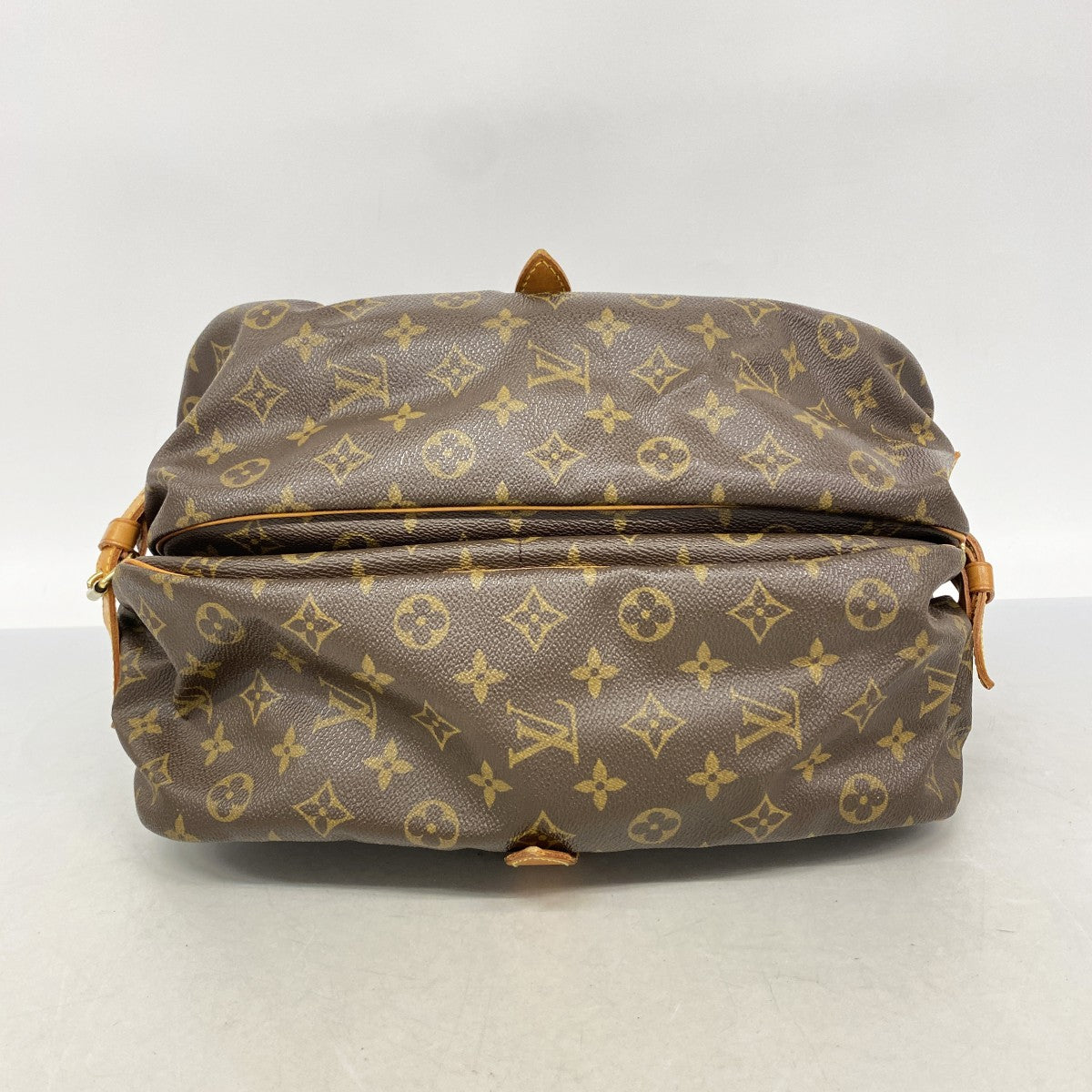 【6gd5273】ルイヴィトン ショルダーバッグ モノグラム ソミュール35 M42254 ブラウン【中古】レディース