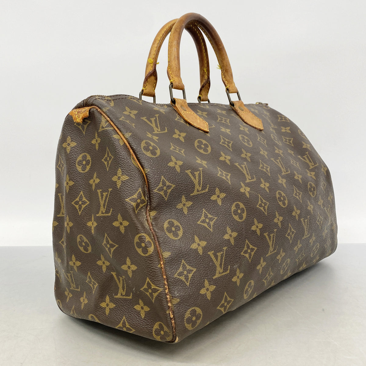 【6gd5275】ルイヴィトン ハンドバッグ モノグラム スピーディ35 M41107 ブラウン【中古】レディース