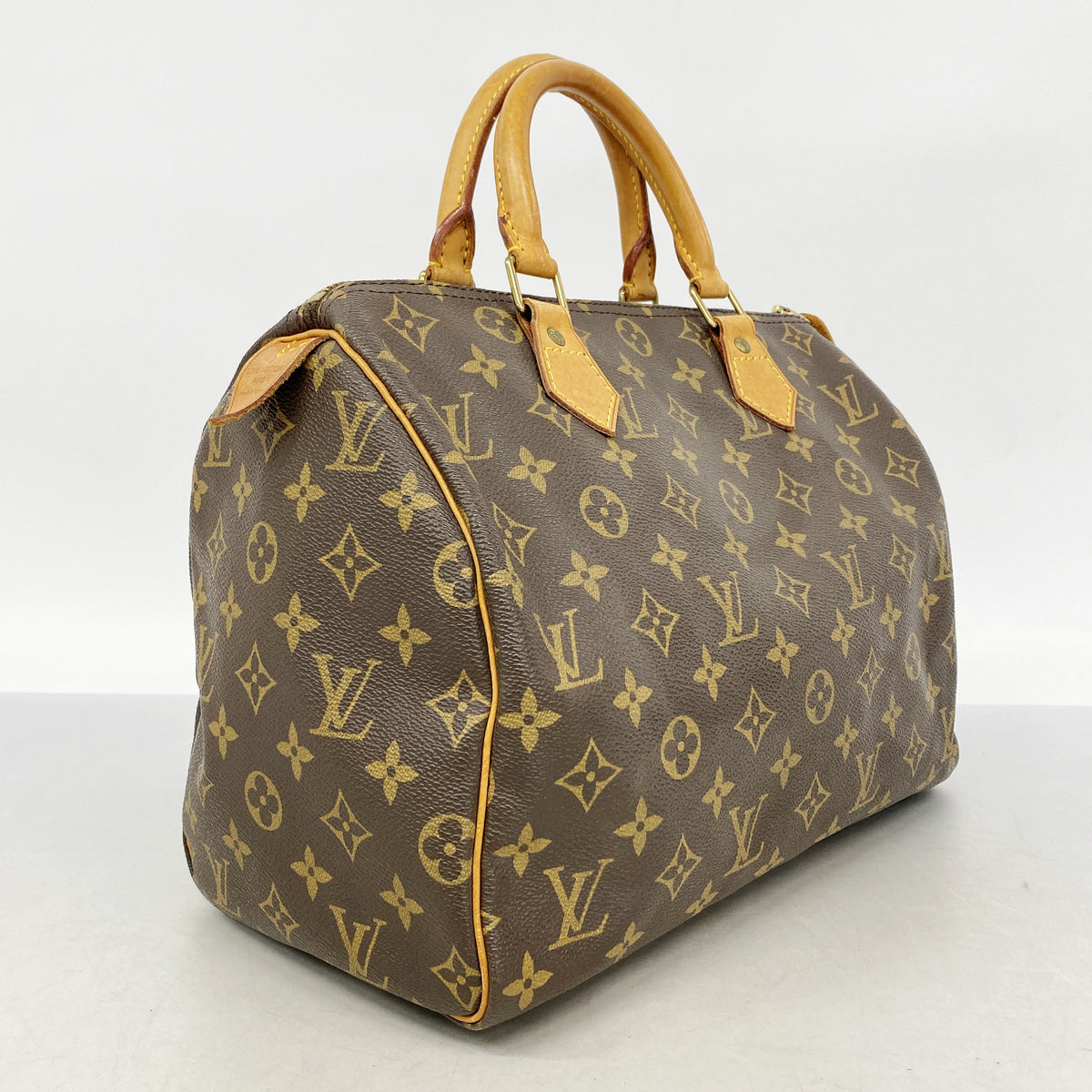 【6gd5277】ルイヴィトン ハンドバッグ モノグラム スピーディ30 M41108 ブラウン【中古】レディース