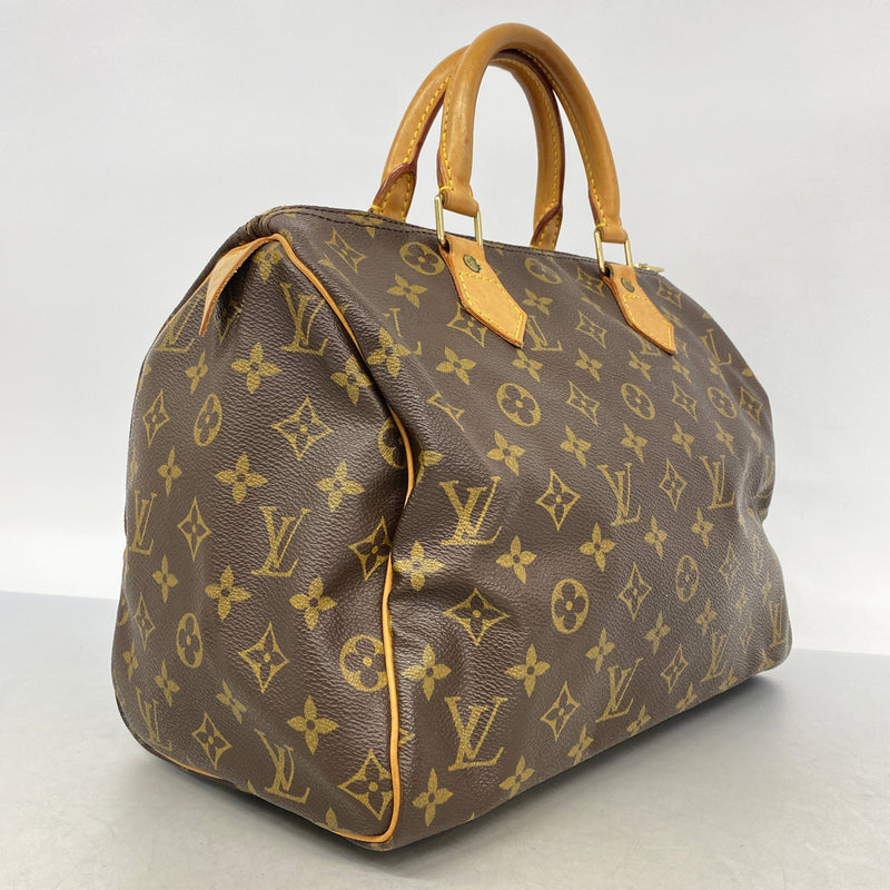 【6gd5278】ルイヴィトン ハンドバッグ モノグラム スピーディ30 M41108 ブラウン【中古】レディース