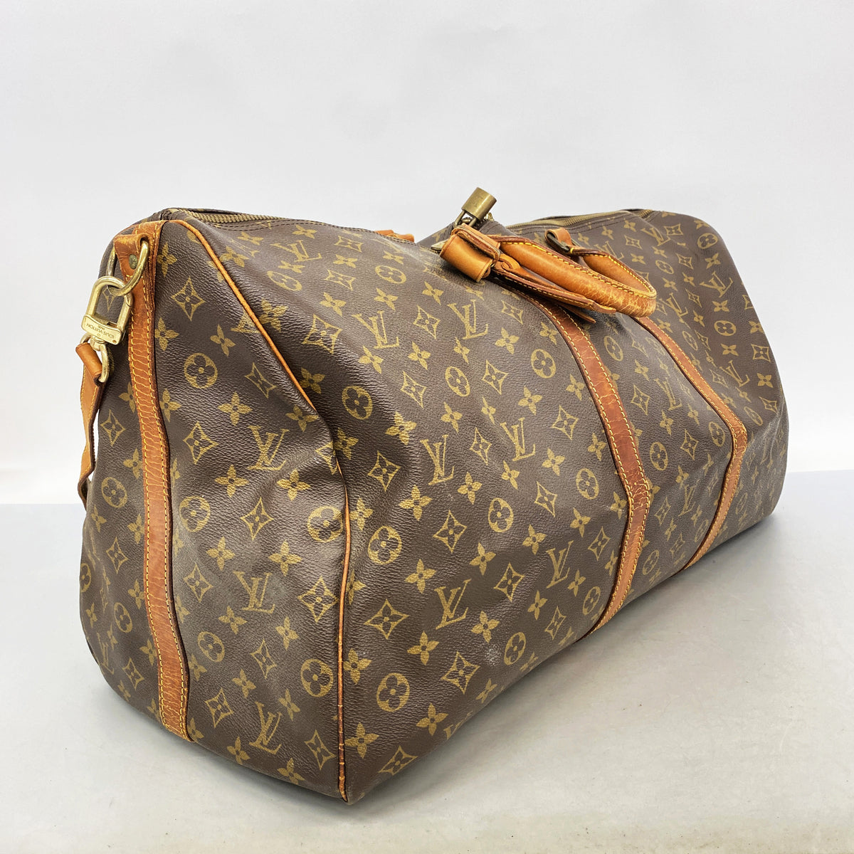 【6gd5279】ルイヴィトン ボストンバッグ モノグラム キーポルバンドリエール60 M41412 ブラウン【中古】メンズ レディース ユニセックス