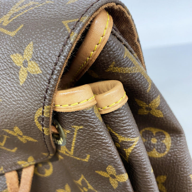 【6gd5280】ルイヴィトン リュック・デイパック モノグラム モンスリMM M51136 ブラウン【中古】レディース