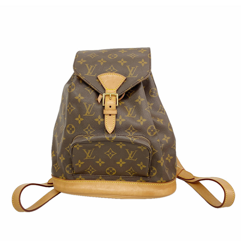【6gd5280】ルイヴィトン リュック・デイパック モノグラム モンスリMM M51136 ブラウン【中古】レディース