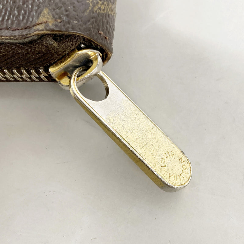 【6gd5283】ルイヴィトン 長財布 モノグラム ジッピーウォレット M60017 ブラウン【中古】メンズ レディース ユニセックス