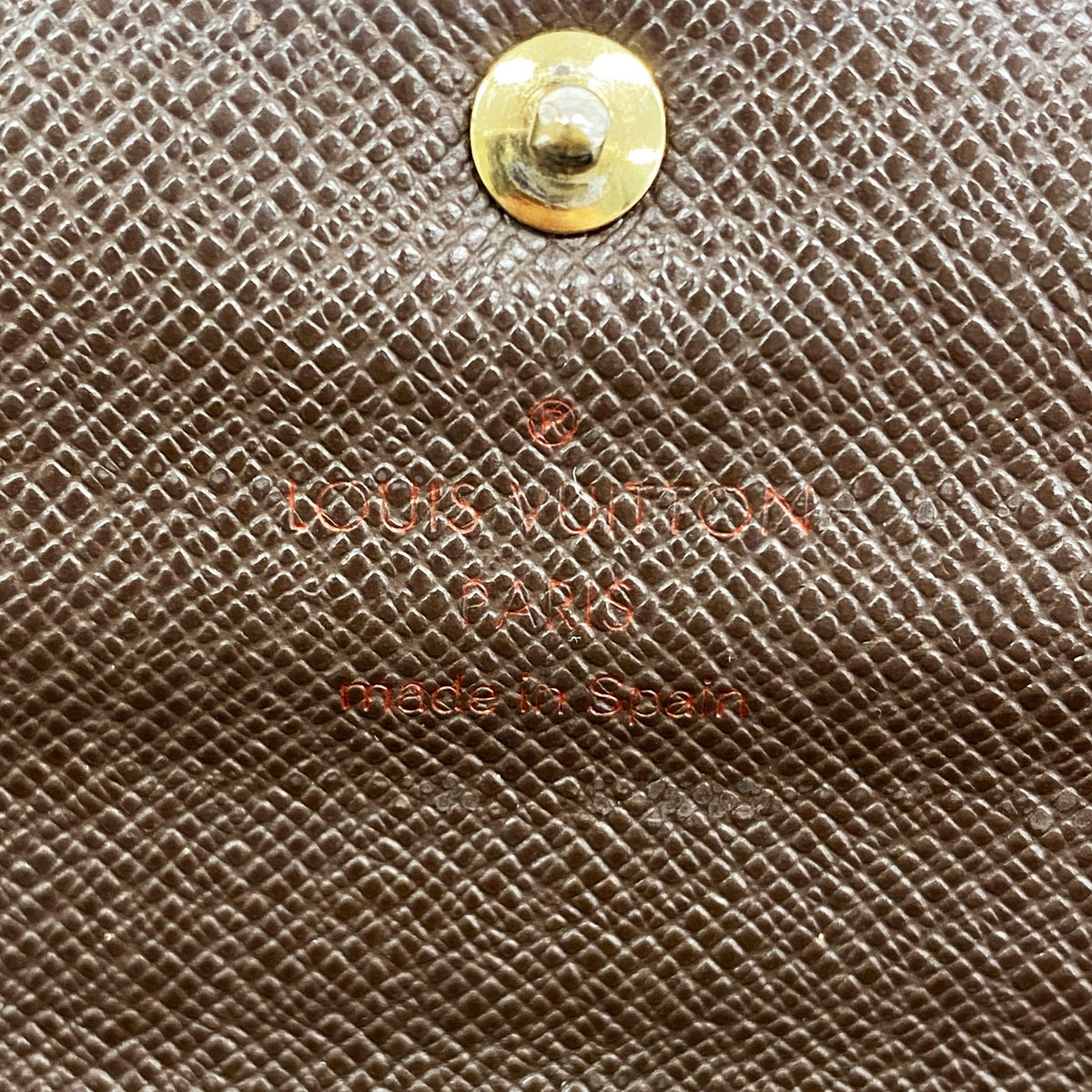【6gd5284】ルイヴィトン 長財布 ダミエ ポルトフォイユサラ N61734 エベヌ【中古】レディース