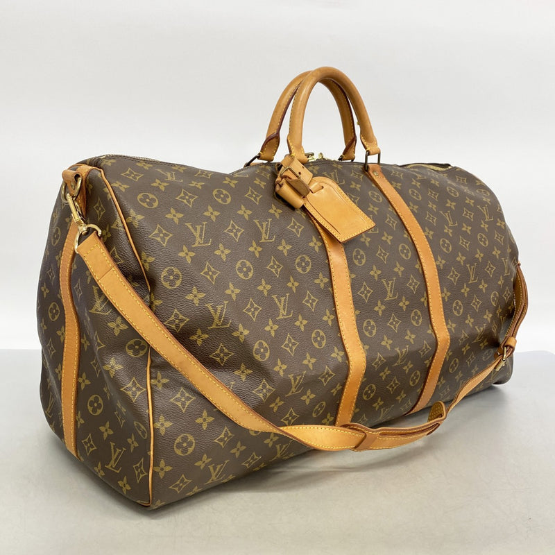 【6gd5285】ルイヴィトン ボストンバッグ モノグラム キーポルバンドリエール60 M41412 ブラウン【中古】メンズ レディース ユニセックス