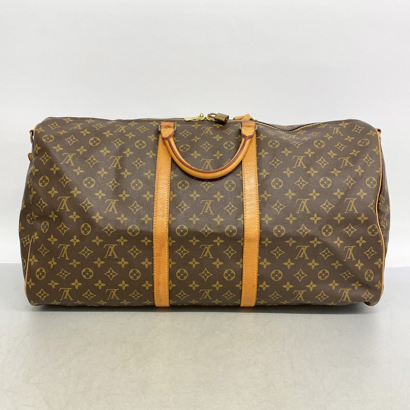【6gd5285】ルイヴィトン ボストンバッグ モノグラム キーポルバンドリエール60 M41412 ブラウン【中古】メンズ レディース ユニセックス
