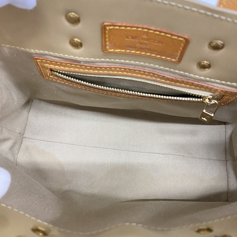 【6gd5291】ルイヴィトン ハンドバッグ ヴェルニ リードPM M91144 ベージュ【中古】レディース