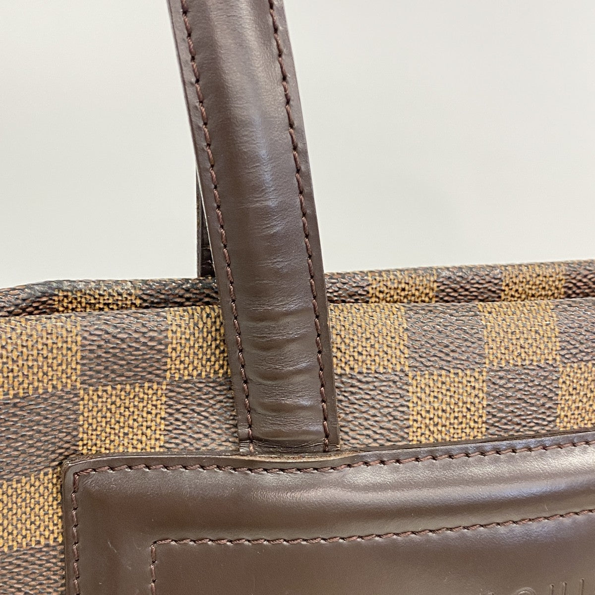 【6gd5292】ルイヴィトン トートバッグ ダミエ クリフトン N51149 エベヌ【中古】レディース