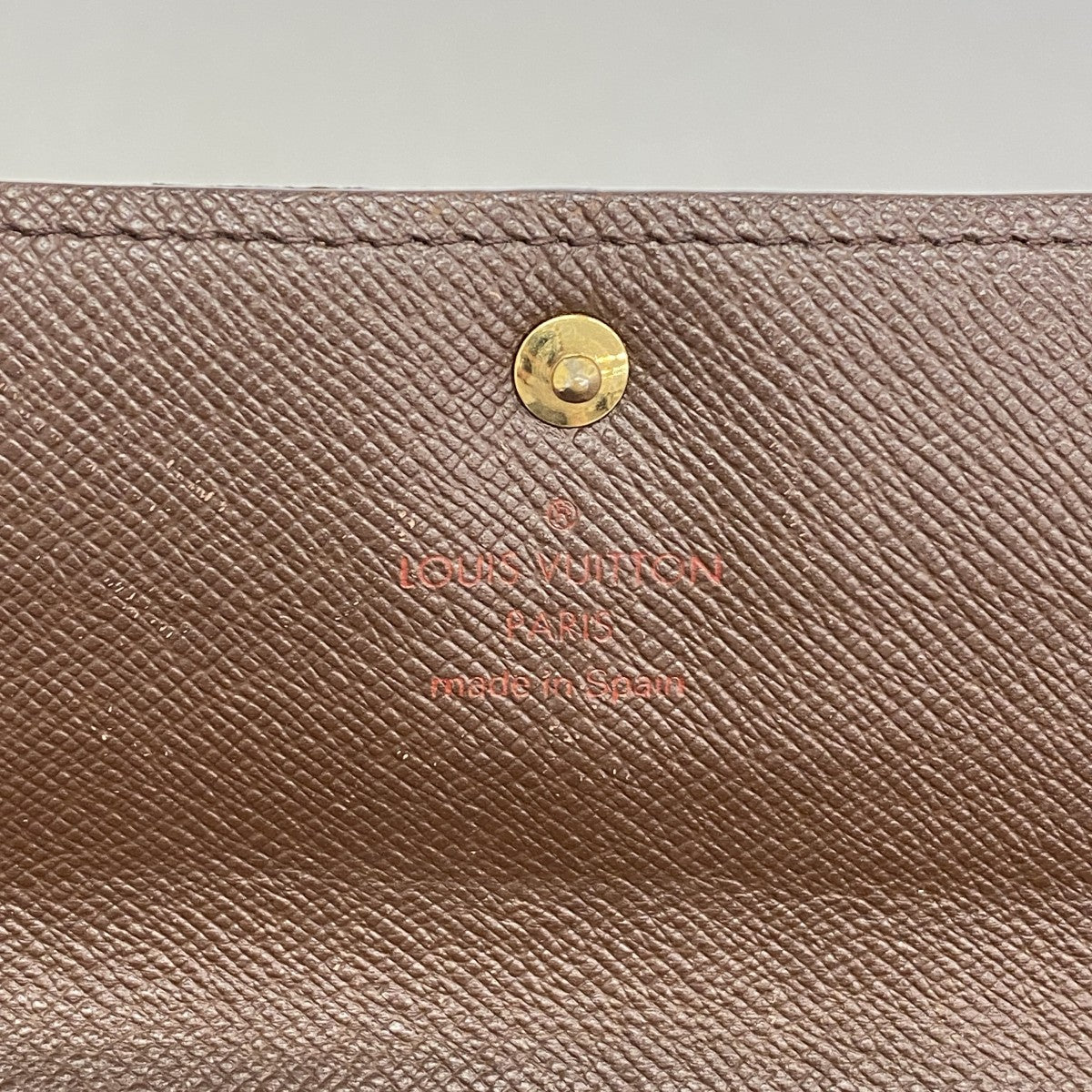 【6gd5293】ルイヴィトン 長財布 ダミエ ポルトモネクレディ N61725 エベヌ【中古】レディース