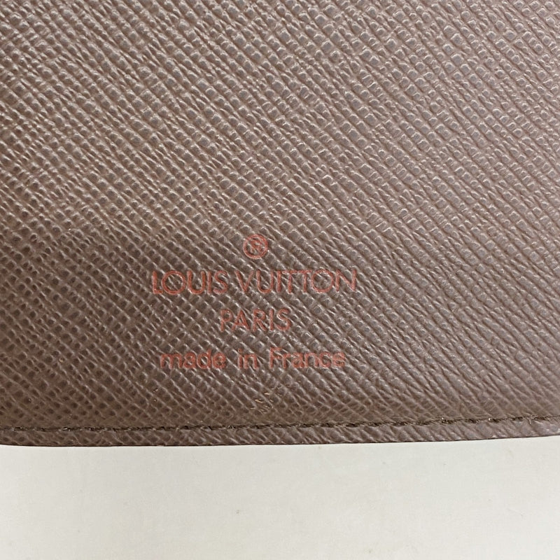 【6gd5294】ルイヴィトン 財布 ダミエ ポルトフォイユヴィエノワ N61674 エベヌ【中古】レディース