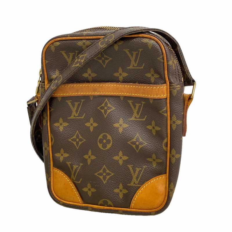 【6gd5298】ルイヴィトン ショルダーバッグ モノグラム ダヌーブ M45266 ブラウン【中古】レディース