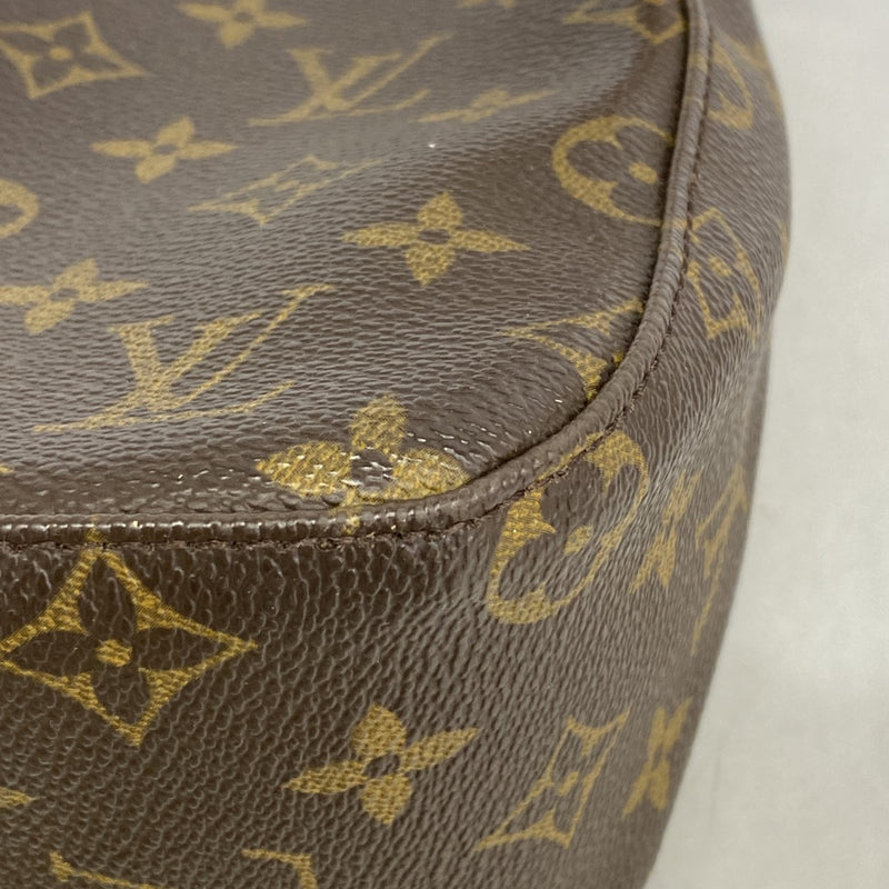 【6gd5300】ルイヴィトン ショルダーバッグ モノグラム ルーピングMM M51146 ブラウン【中古】レディース