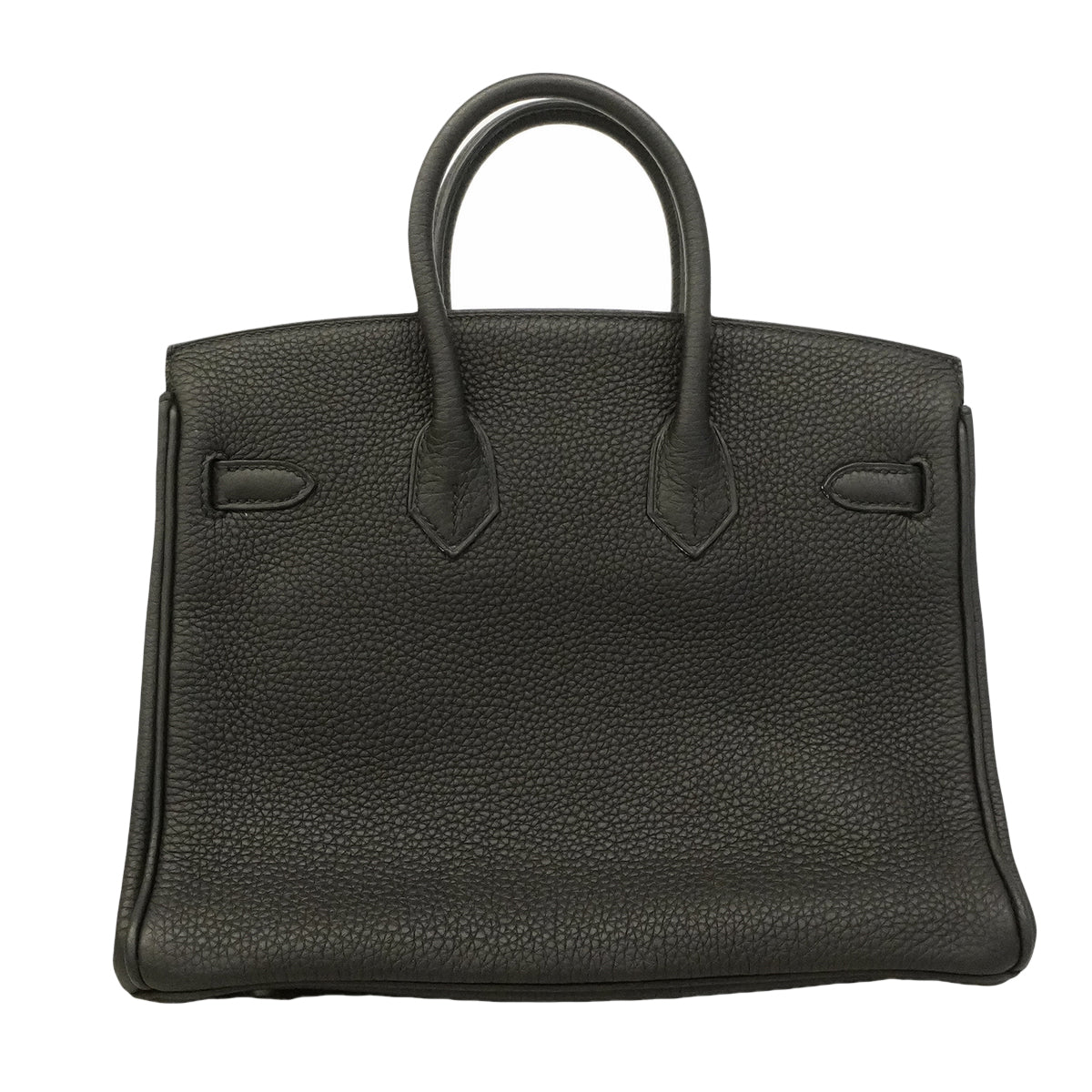 【6gd5305-g】エルメス ハンドバッグ バーキン25 トゴ ブラック シルバー金具 Y刻印【中古】レディース