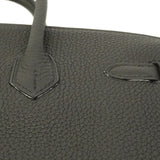【6gd5305-g】エルメス ハンドバッグ バーキン25 トゴ ブラック シルバー金具 Y刻印【中古】レディース