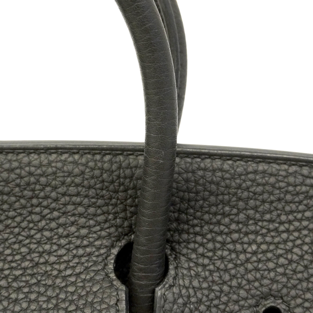 【6gd5305-g】エルメス ハンドバッグ バーキン25 トゴ ブラック シルバー金具 Y刻印【中古】レディース
