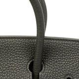 【6gd5305-g】エルメス ハンドバッグ バーキン25 トゴ ブラック シルバー金具 Y刻印【中古】レディース