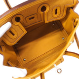 【6gd5307-g】エルメス ハンドバッグ バーキン25カーゴ スイフト トワルゴエラン セサミ シルバー金具 Z刻印【中古】レディース