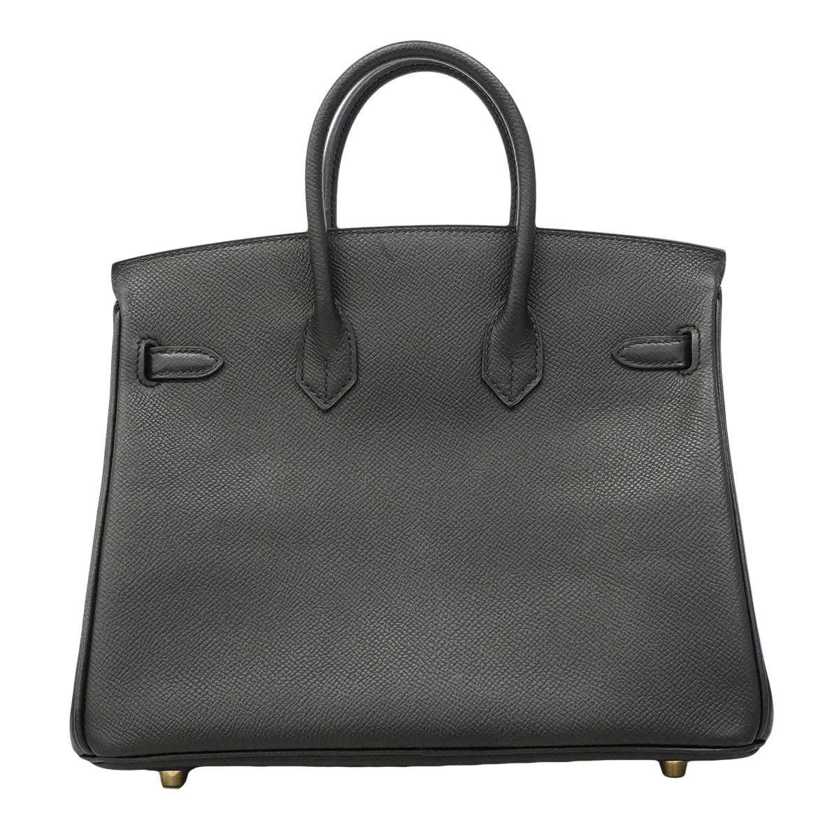 【6gd5308-g】エルメス ハンドバッグ バーキン25 ヴォーエプソン ブラック ゴールド金具 □N刻印【中古】レディース