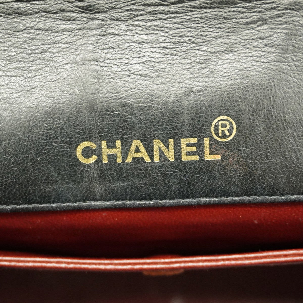 【6gd5311】シャネル ショルダーバッグ マトラッセ チェーンショルダー ラムスキン ブラック ゴールド金具【中古】レディース