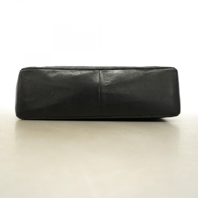 【6gd5311】シャネル ショルダーバッグ マトラッセ チェーンショルダー ラムスキン ブラック ゴールド金具【中古】レディース