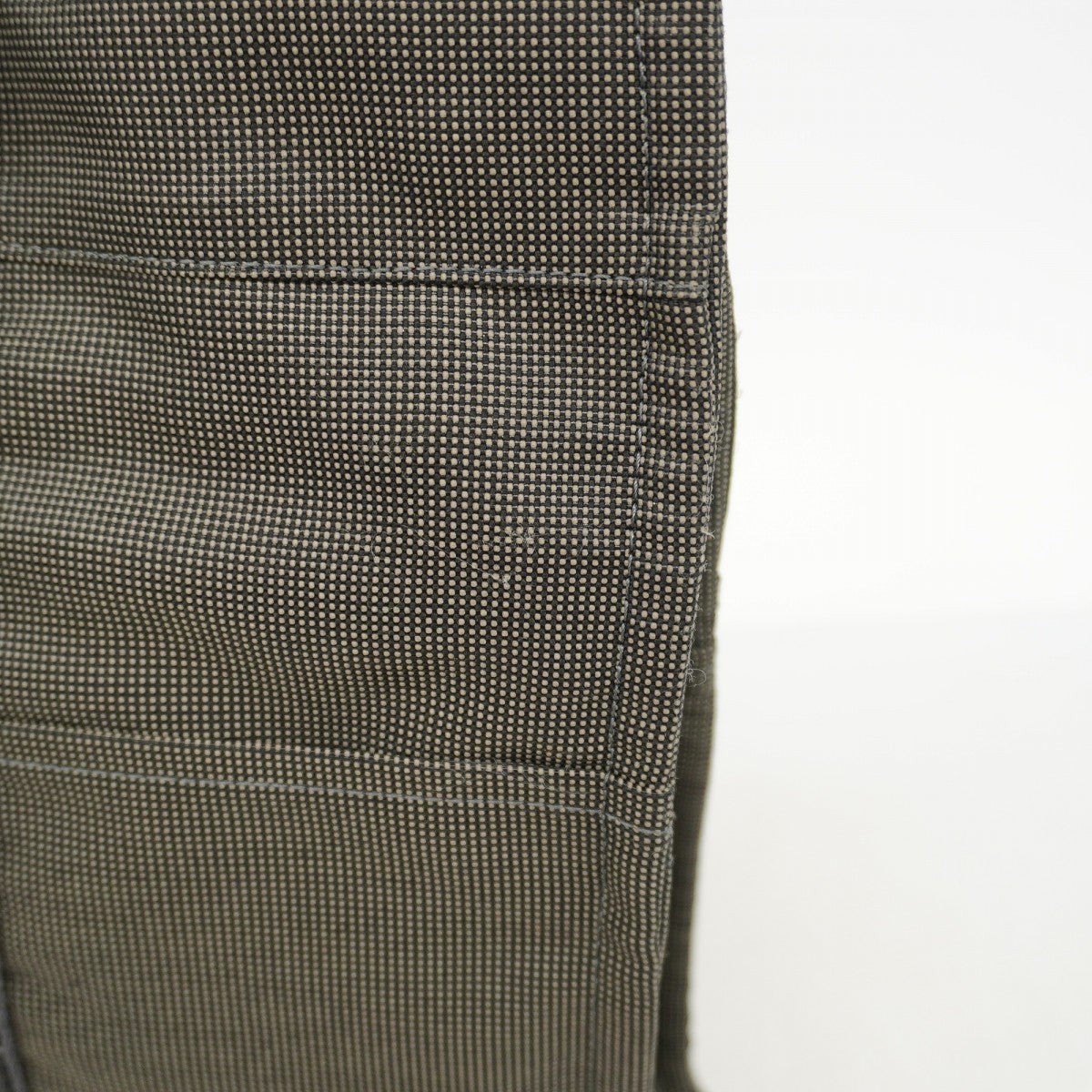 【6gd5315】エルメス トートバッグ エールラインMM キャンバス グレー シルバー金具【中古】メンズ レディース ユニセックス