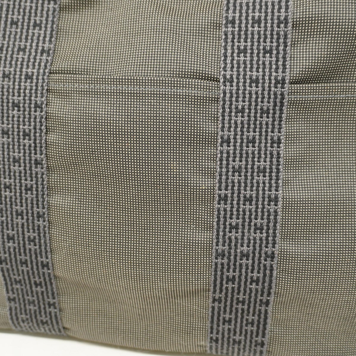 【6gd5315】エルメス トートバッグ エールラインMM キャンバス グレー シルバー金具【中古】メンズ レディース ユニセックス