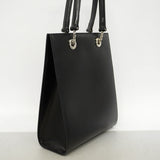 【6gd5317】カルティエ ショルダーバッグ パンテール レザー ブラック シルバー金具【中古】レディース