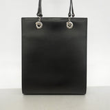 【6gd5317】カルティエ ショルダーバッグ パンテール レザー ブラック シルバー金具【中古】レディース