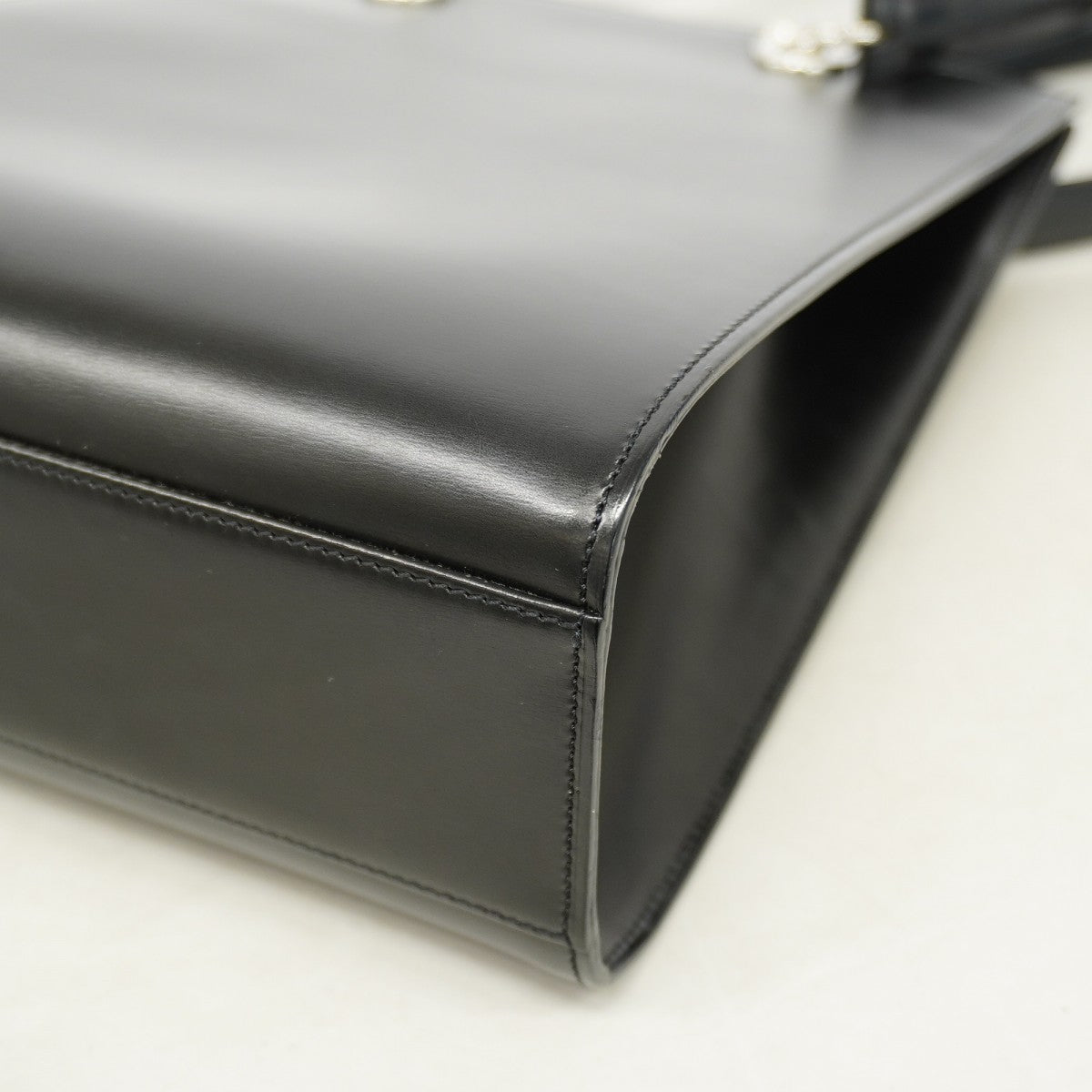 【6gd5317】カルティエ ショルダーバッグ パンテール レザー ブラック シルバー金具【中古】レディース