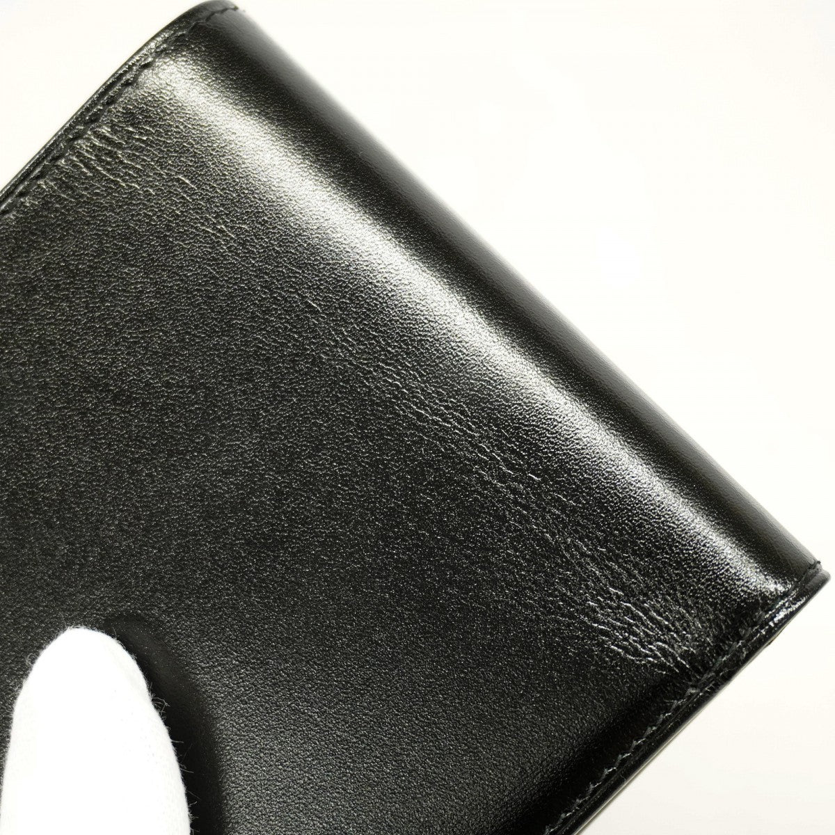 【6gd5318】カルティエ 財布 マスト レザー ブラック ゴールド金具【中古】メンズ