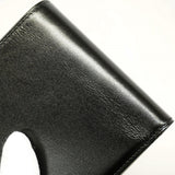 【6gd5318】カルティエ 財布 マスト レザー ブラック ゴールド金具【中古】メンズ