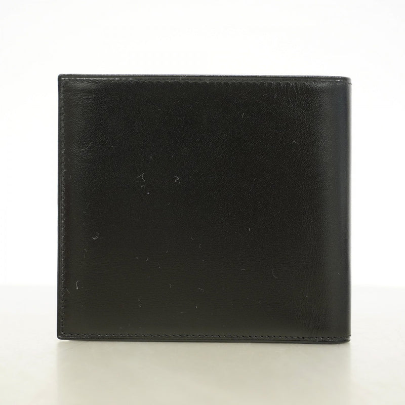 【6gd5318】カルティエ 財布 マスト レザー ブラック ゴールド金具【中古】メンズ