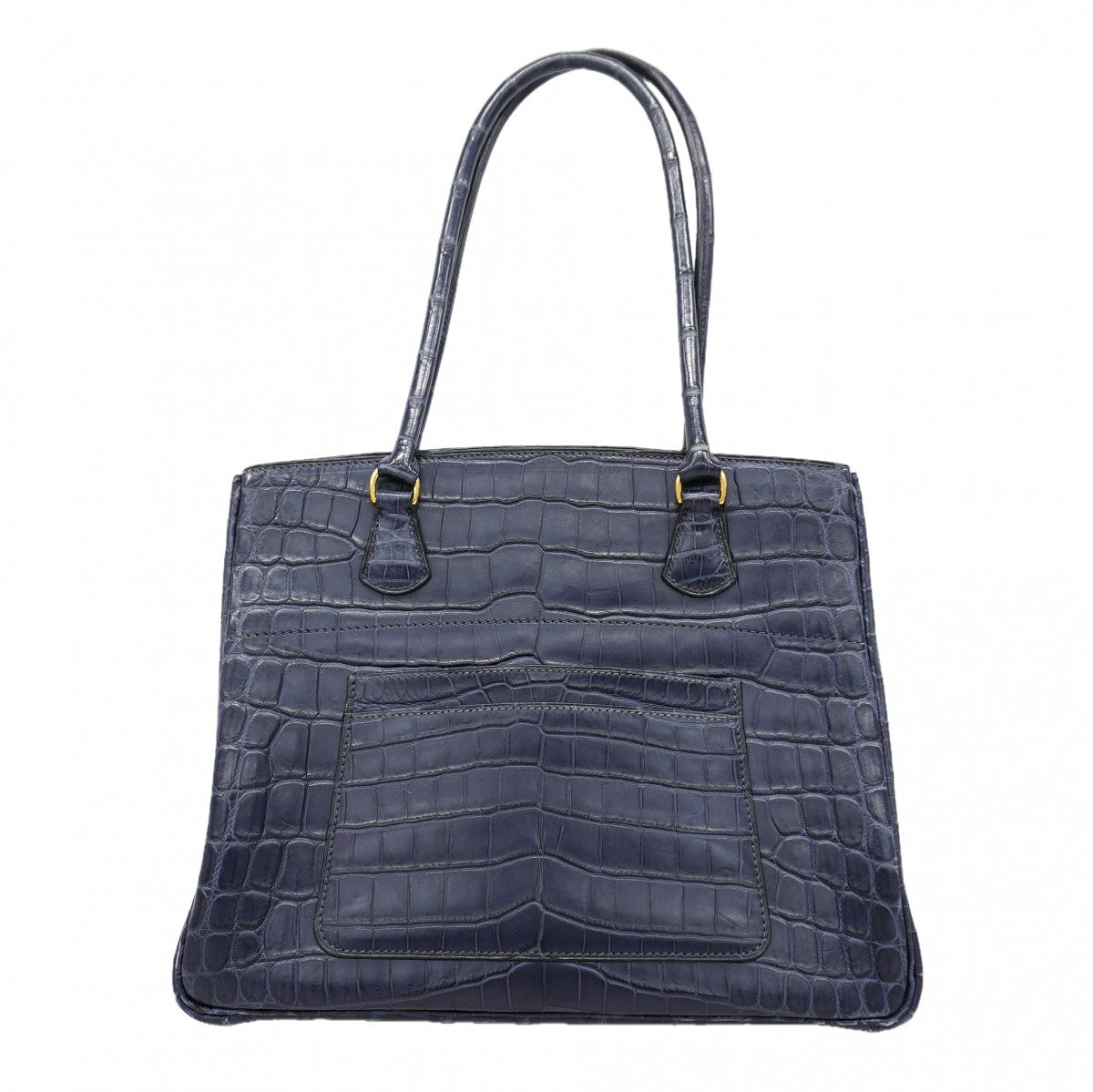 【6gd5324】エルメス トートバッグ LAトート ニロティカスマット ブルーアビス ゴールド金具 □F刻印【中古】レディース