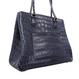 【6gd5324】エルメス トートバッグ LAトート ニロティカスマット ブルーアビス ゴールド金具 □F刻印【中古】レディース