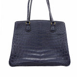 【6gd5324】エルメス トートバッグ LAトート ニロティカスマット ブルーアビス ゴールド金具 □F刻印【中古】レディース