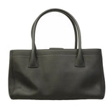 【6gd5325】シャネル トートバッグ エグゼクティブ レザー ブラック ゴールド金具【中古】レディース