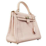 【6gd5326】エルメス ハンドバッグ ケリー25 スイフト ローズトラジェ シルバー金具 □L刻印 2wayバッグ【中古】レディース