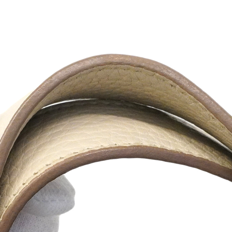 【6gd5327】エルメス ハンドバッグ ピコタンロックMM トリヨンクレマンス ベトン ゴールド金具 C刻印【中古】レディース
