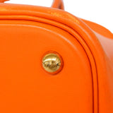 【6gd5328】エルメス ハンドバッグ ボリード35 スイフト オレンジ ゴールド金具 □B刻印 2wayバッグ【中古】レディース