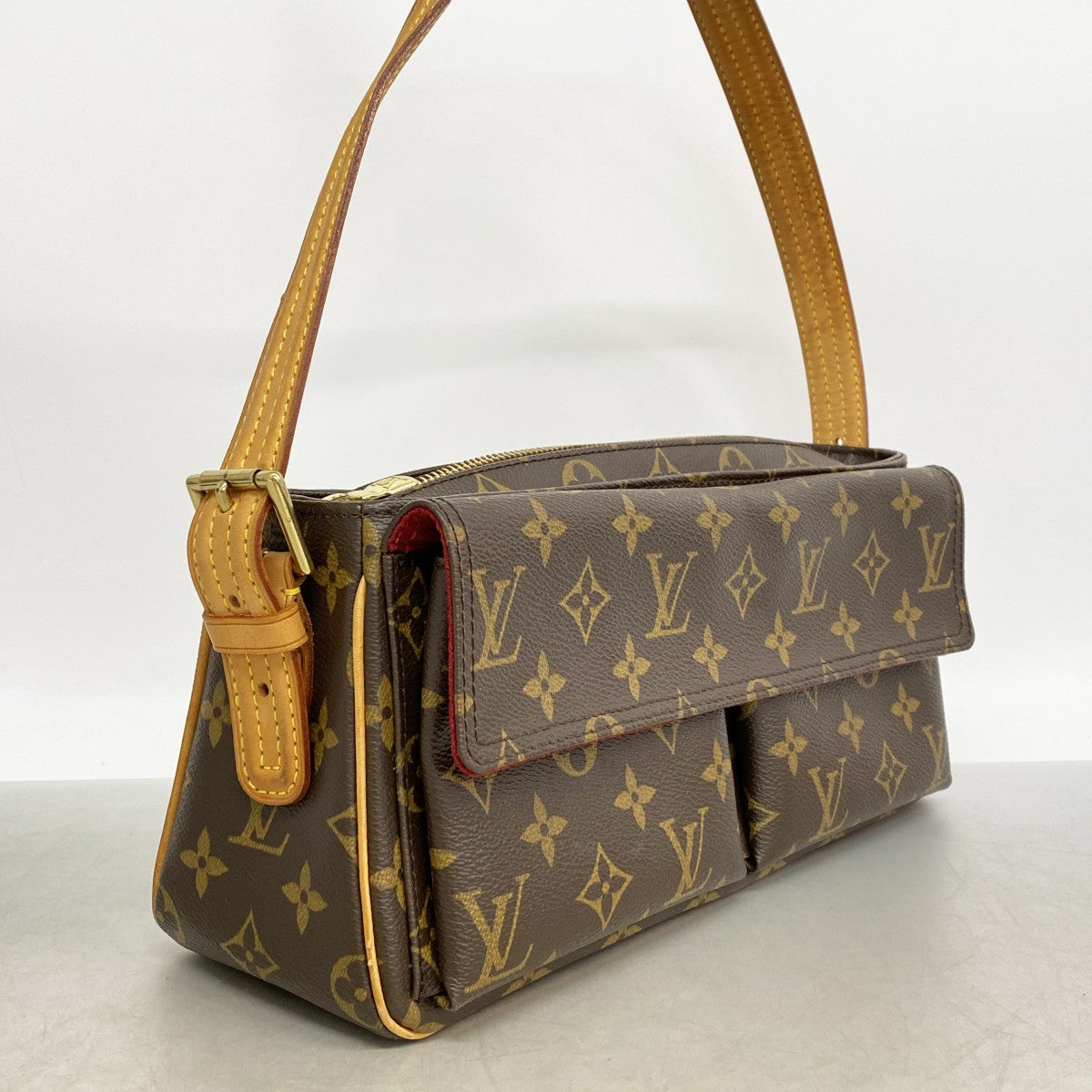 【6gd5331】ルイヴィトン ショルダーバッグ モノグラム ヴィバシテMM M51164 ブラウン【中古】レディース
