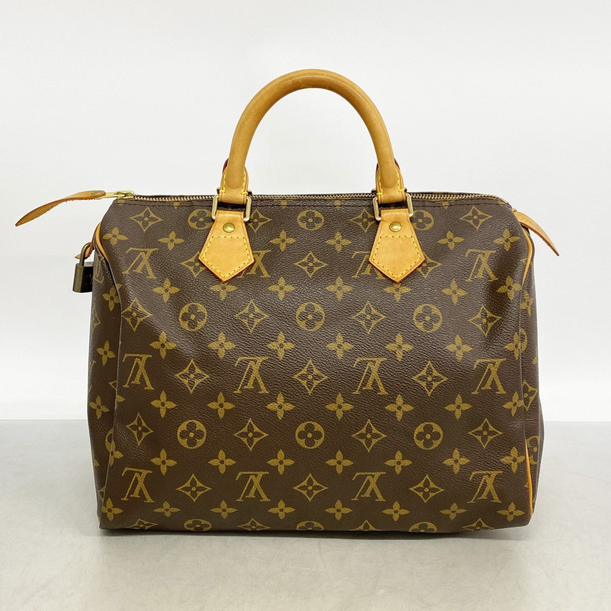 【6gd5333】ルイヴィトン ハンドバッグ モノグラム スピーディ30 M41108 ブラウン【中古】レディース