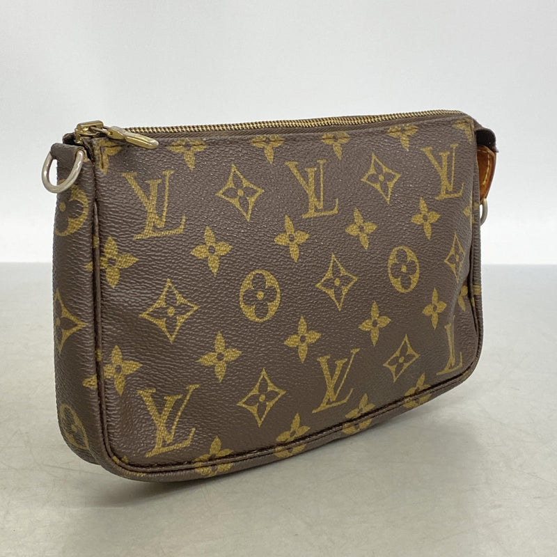 【6gd5338】ルイヴィトン ポーチ モノグラム ポシェットアクセソワール M51980 ブラウン【中古】レディース