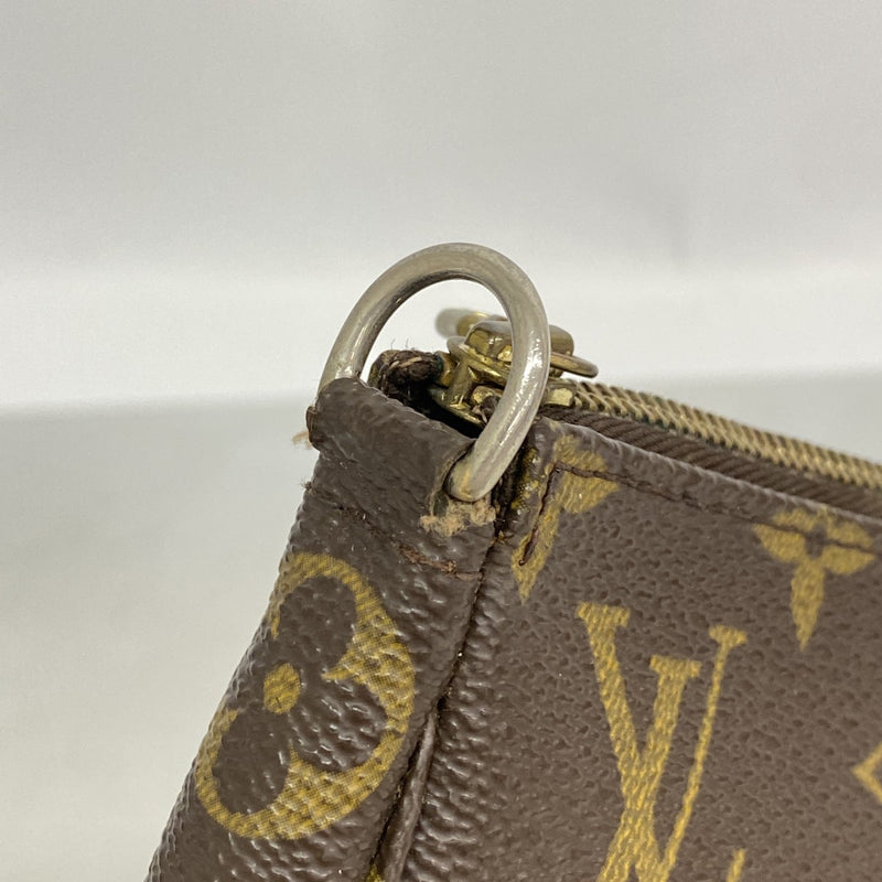 【6gd5338】ルイヴィトン ポーチ モノグラム ポシェットアクセソワール M51980 ブラウン【中古】レディース